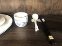 陶相惠 中式餐具套摆台套装陶瓷碗碟盘勺定制餐厅会所高档酒店摆台碗盘 金边山水之间-摆台5件套 实拍图