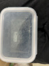 乐扣乐扣 耐热玻璃保鲜盒套装微波炉饭盒密封便当盒餐盒750ml*2+650ml+包 实拍图