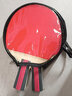 红双喜乒乓球拍对拍儿童学生成品拍长反胶/双面反胶/正反胶球拍发顺丰 sh直拍双拍 贈6乒乓球 实拍图