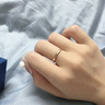 TURBOSUN素圈情侣对戒光面男女简洁潮流宽面抖音网红戒一对七夕情人节礼物 女款玫瑰金5号 实拍图