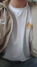 阿迪达斯 （adidas）短袖男夏季运动休闲透气半袖健身跑步男款T恤 白/金 L  实拍图