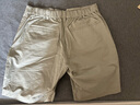 MUJI男式棉弹力斜纹短裤男士裤子休闲裤运动裤男生款AED91C3S 实拍图