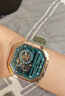 爱勒 AGELOCER原创赛车表时尚女士镂空机械手表高端国表大表盘送女友新年礼物 【乃万同款】5805A5-墨绿 实拍图