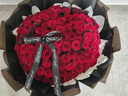 来一客鲜花速递99朵红玫瑰花束生日礼物表白送女友全国同城配送 99朵红玫瑰仙女款 实拍图