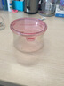 怡万家（iwaki）饭盒微波炉保鲜盒玻璃便当盒餐盒玻璃碗厨房冰箱收纳碗 【樱花粉小蛮腰-进口】圆形490ml 实拍图