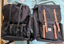 Herschel Retreat 赫行 19L大号双肩包 黑色/菊苣咖啡（侧边开拉链款） 实拍图