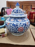 傲世景德镇陶瓷器中式仿古青花瓷工艺品茶叶罐客厅摆件装饰品博古架 款式六（配木质旋转底座） 实拍图