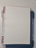 不硌手活页本可拆卸线圈笔记本本子初中生专用记事纸高中生专用可拆环扣网格本大学生考研本子 8本/复古4色+莫兰迪4色 B5/横线/通用 实拍图