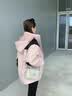 西域骆驼（VANCAMEL）夹克男冬季保暖户外冲锋衣登山男女款百搭三合一外套 嫩粉 L 实拍图