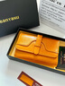 班亚奴（banyanu）2025新款韩版女士钱包女短款简约复古油蜡牛皮搭扣小零钱夹 古黄色-防盗刷 实拍图