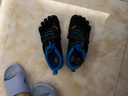 Vibram五指鞋赤足鞋深蹲举重硬拉健身鞋综合运动训练跑步鞋五趾鞋VTRAIN 黑色/天蓝色 42 实拍图
