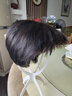 卡琦诺假发男短发真发中老年男士发套直发全真人发丝寸发生物头皮补发片 1黑色 【递针顶心】 短发 可调节 实拍图