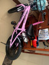 童贝星儿童自行车男孩2-3-6-8-9岁小孩单车脚踏车宝宝童车 樱花粉+ 一体轮 +水壶款头盔大礼包 18寸适合身高120-140cm 实拍图