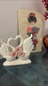 帕美居 欧式陶瓷天鹅摆件装饰品家居客厅酒柜电视柜创意乔迁开业结婚礼 大号纯情天鹅 实拍图