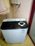 奥克斯（AUX）洗+脱12公斤大容量半自动洗衣机家用双桶双缸小型洗衣机迷你波轮HB70P90-98H 灰色 晒单实拍图