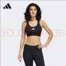 adidas速干中强度训练运动健身内衣女装阿迪达斯官方FJ7262 黑色 L 实拍图