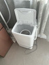 扬子7.5KG迷你洗衣机家用小型半全自动内衣裤洗袜子神器租房好物 豪华款银色7.5KG【洗脱一体+强动力电机】双旋钮 实拍图