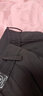 颂乐牛【两条装】秋冬季厚款弹力休闲裤男直筒微修身商务时尚潮流速干裤 1063黑色+浅灰 33【(2尺6)145-155斤】 实拍图