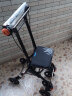 日本TacaoF/特高步老年人买菜购物车助步车助行器手推车 CPS02A 可推可坐铝合金轻便可折叠 轻便CPS02黑色(2.7kg) 实拍图