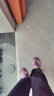 台湾进口女拖鞋厚底防滑男夏季透气雨鞋室内外舒适户外软底宽脚板 紫色 39 晒单实拍图