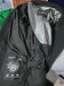 七匹狼羽绒服男短款三防立领夹克外套男士冬季极寒防跑绒保暖防风衣男装 001(黑色)-三防抗静电 3XL (185) 实拍图