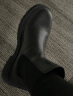 天美意烟筒靴女鞋商场同款复古加绒气质切尔西女靴短靴子女BB011DD2 黑色 36 实拍图