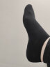LEEME.ME粒米袜子男春夏季网眼吸汗透气船袜男士袜子抗菌短袜（6黑） 均码 实拍图