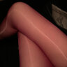 涞觅润丝【极光】高腰无缝裆丝袜超薄款丝滑反光油亮连裤袜珠光性感打底女 紫红色 带脚形 隐秘发货 闭裆M码(150~175CM) 实拍图