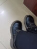 百丽牛津鞋新款时尚溶解底鞋马丁皮鞋B0936DM2 黑色 38 实拍图