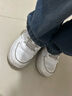 鸿星尔克童鞋儿童板鞋男童女童小白鞋秋季轻便透气休闲运动鞋百搭休闲 正白 -偏小1码 31 实拍图
