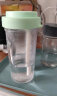 迪普尔 吸管水杯女高颜值便携杯子学生杯大容量耐高温塑料带茶隔泡茶杯 晒单实拍图