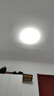 德力西（DELIXI）LED吸顶灯 客厅灯卧室书房灯具现代简约 纯白系列 【纯白18W】φ33cm/适用6-12㎡ 实拍图