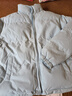 真维斯（Jeanswest）棉服男女款冬季潮牌保暖棉袄男士加厚棉衣外套2025新款情侣面包服 浅蓝 纯色 4XL 实拍图