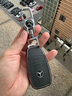 迪加伦 奔驰钥匙套新C级C260L E级E200L E300L GLC A200 S级真皮汽车钥匙包男士壳钥匙链金属 B咖金色+钥匙扣 实拍图