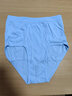 三枪内裤男纯棉高腰宽松透气亲肤男中老年罗纹全棉裤头三角裤[3条装] 水蓝+水蓝+水蓝 2XL 实拍图