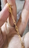 周大生黄金项链女足金o字链金项链素链送女友生日礼物 45cm 3.16g 实拍图