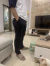 棉致休闲裤男春秋季男士宽松直筒潮牌运动男裤时尚潮流百搭长裤子男 黑色常规 L 码(115斤-130斤) 实拍图