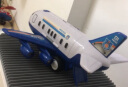 宝乐星 儿童玩具早教大号会讲故事的卡通客机惯性A380飞机模型滑行航客机男女孩玩具生日礼物 实拍图