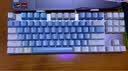 达尔优EK815机械合金版108键多键位机械键盘电竞游戏CF吃鸡LOL双色白蓝键帽全键无冲 87键青轴（蓝拼白键帽）29种灯光模式 实拍图