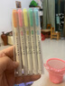斑马牌（ZEBRA）WKT7荧光笔学生手帐新色文具套装淡色系列双头彩色荧光笔糖果色学生做笔记标记划重点笔记号笔 荧光系套装【5支】 实拍图