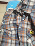 皮尔卡丹（pierre cardin）纯棉格子衬衫女春秋季新款时尚复古衬衣外穿洋气长袖百搭上衣显瘦 图片色 2XL 建议135-150斤 实拍图