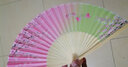 【清凉一夏】折扇中国风扇子布艺扇竹扇舞蹈商务礼品生日礼物 16樱花雪月 实拍图