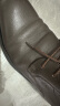 红蜻蜓舒适商务休闲时尚系带皮鞋男士正装德比婚鞋 WTA73762 棕色 39 实拍图