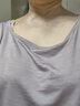 金三塔 商场同款打底衫100桑蚕丝真丝冬保暖长袖打底衫 优雅灰-上衣（XXL是中灰色） XL 实拍图