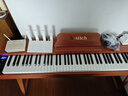 海蒂诗电钢琴便携式88键重锤初学者儿童电子钢琴成人专业电钢考级幼儿 B-101棕色-重锤三踏-钛金腿 实拍图