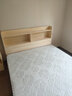 千鹏（QIANPENG） 床 实木床 双人床单人床卧室储物女儿孩童床男家具套装 原木无漆床+2抽+5cm棕垫 1.5米*2.0米 实拍图