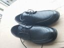波图蕾斯男士镂空洞洞系带商务休闲皮鞋透气凉鞋男 9839 黑色(凉鞋) 39 实拍图