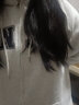 風采兔卫衣女春秋款2024新款薄款连帽潮流韩版宽松加绒上衣开衫外套潮 白灰(薄款) 2XL 实拍图