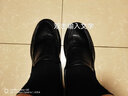 百丽（Belle）软底商务休闲皮鞋男秋季新款一脚蹬真皮豆豆鞋A1010AM3预售 黑色-单里 43 (265mm) 实拍图