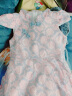 拙拙猪女童夏装连衣裙2024新款儿童装汉服女孩夏季洋气网红蕾丝旗袍裙子 粉色 130码适合身高115cm-125cm 实拍图